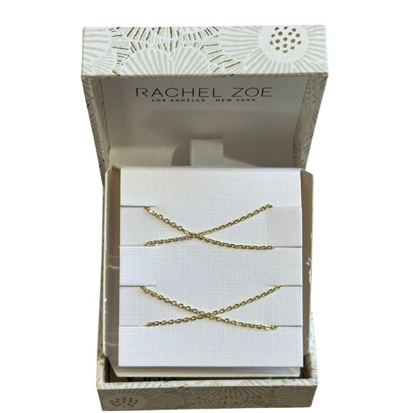 NEW Rachel Zoe Balloon Dog Gold over Sterling Silver 18" Necklace - Picture 4 of 5